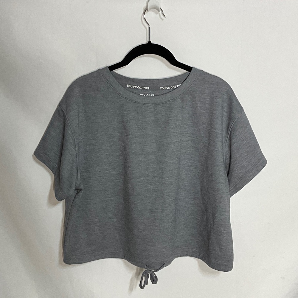 Tek Gear Charcoal Short Sleeve Oversized Tee